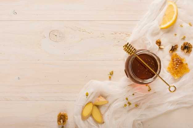 Мед из имбиря для улучшения пищеварения и снижения воспаления